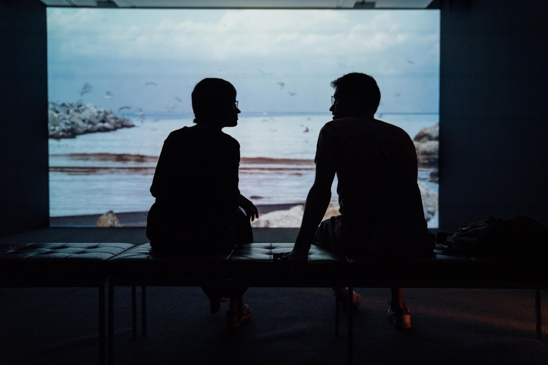 mysterious conversation in shadows