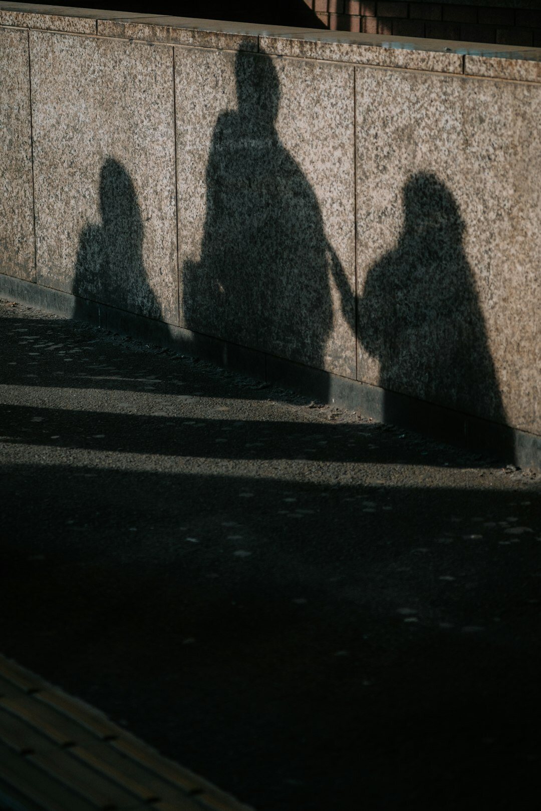 shadowy figures talking